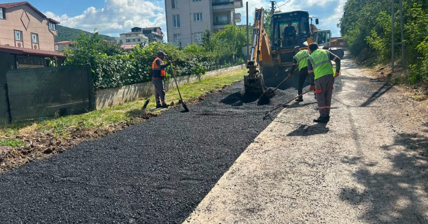 Üstyapıda çalışmalar sürüyor